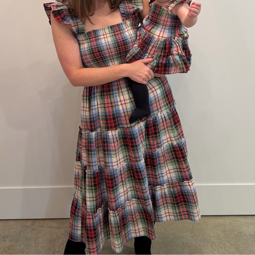 Hill House Plaid Midi Mommy & Me matching Dress